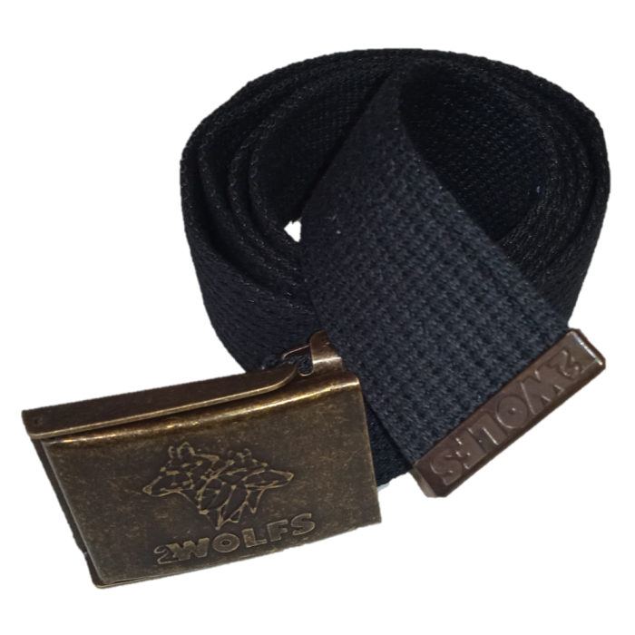 Pasek do spodni WILD czarny/złoto