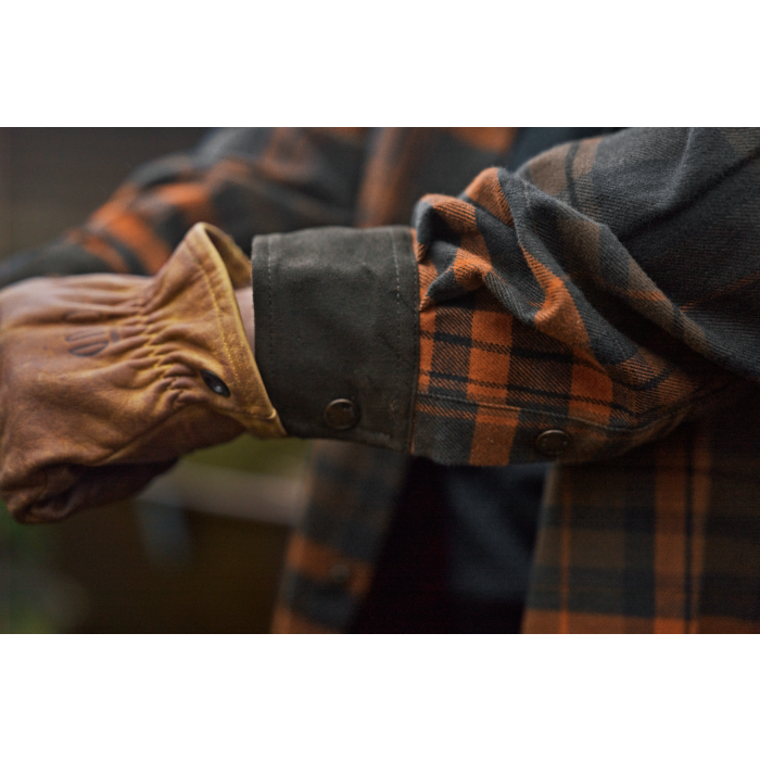 Koszula męska Harkila Pajala ciepła flanelowa - Bombay brown (100560065)