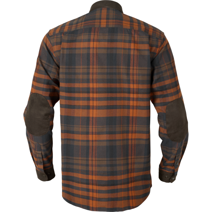 Koszula męska Harkila Pajala ciepła flanelowa - Bombay brown (100560065)