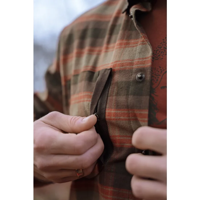 Koszula myśliwska Harkila Aivak L/S - Autumn orange check (100573206)