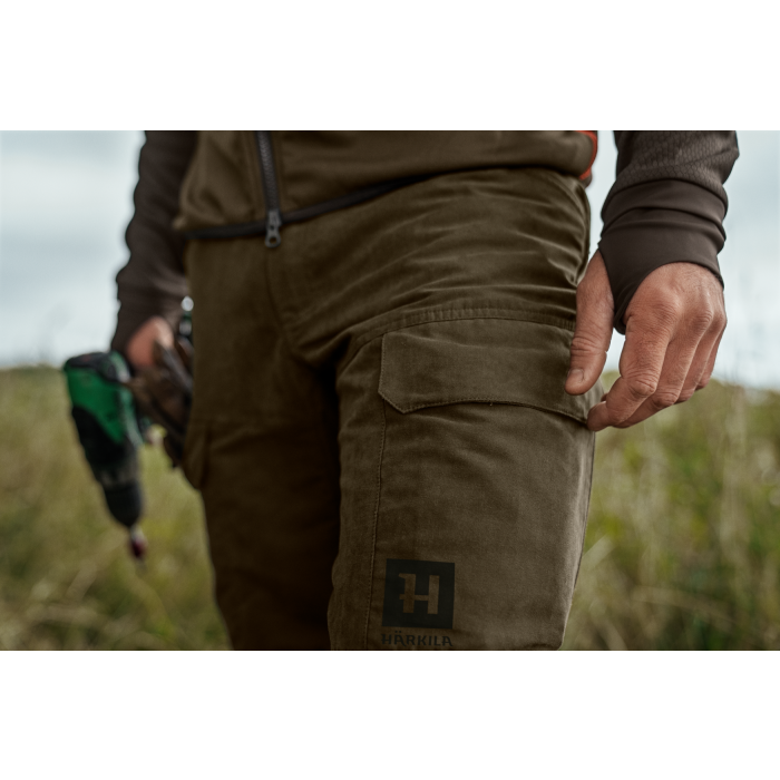 Spodnie Harkila Scandinavian zielony/brązowy (110127807)