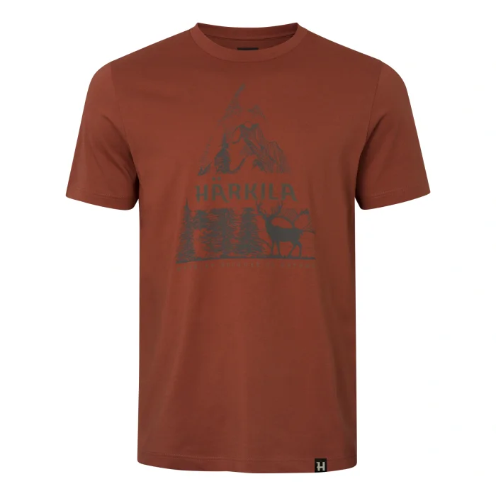 Koszulka HARKILA -  Nature S/S Autumn Orange (102280190)