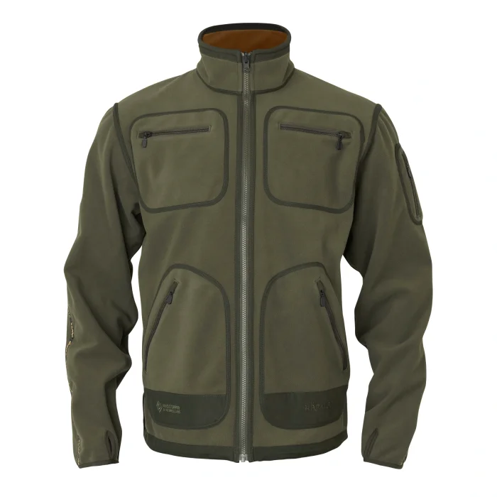 Polarowa kurtka dwustronna HARKILA Kamko Fleece - Forest night/Rustique clay GORE-TEX WINDSTOPPER (102500256)