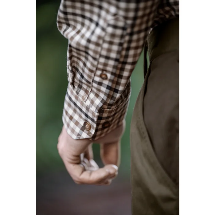 Koszula HARKILA Milford Blue/Beige check (102530192)
