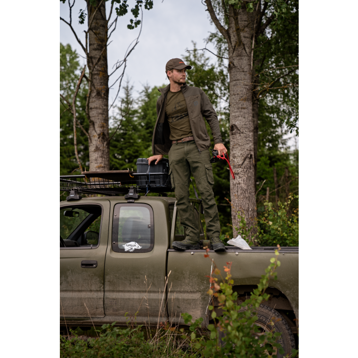 Kurtka polarowa Olaf Willow Green/Shadow Grey (1026100230)