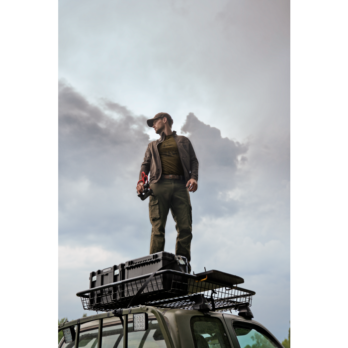 Kurtka polarowa Olaf Willow Green/Shadow Grey (1026100230)