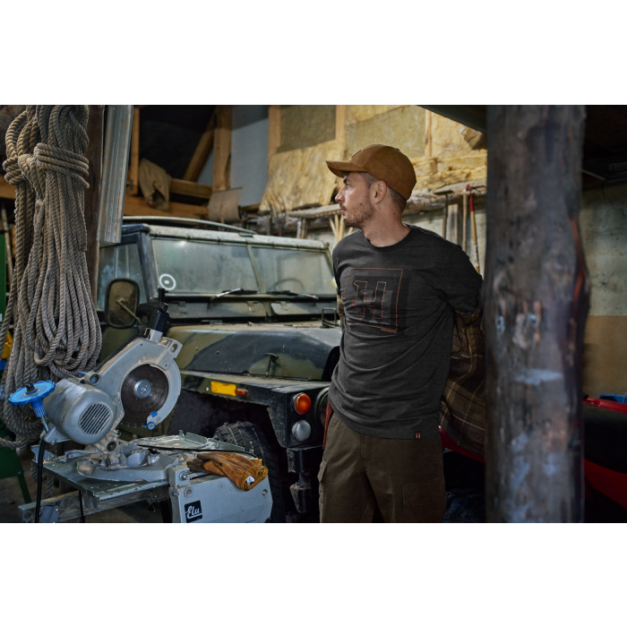 Koszulka HARKILA - H-logo S/S Phantom (102962007)