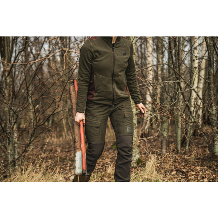 Spodnie damskie Harkila - Scandinavian Willow Green/deep Brown