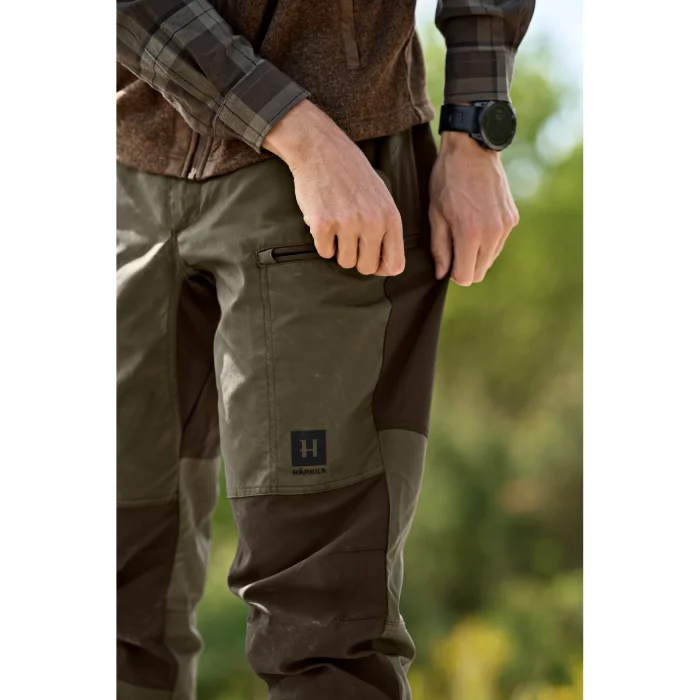 Spodnie HARKILA Fjell - Grape leaf/Willow green (104370164)