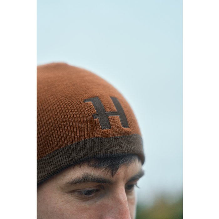 Dwustronna czapka Harkila reversible beanie - Shadow brown/Rustique clay (105081042)