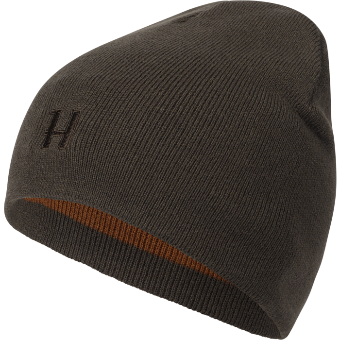 Dwustronna czapka Harkila reversible beanie - Shadow brown/Rustique clay (105081042)