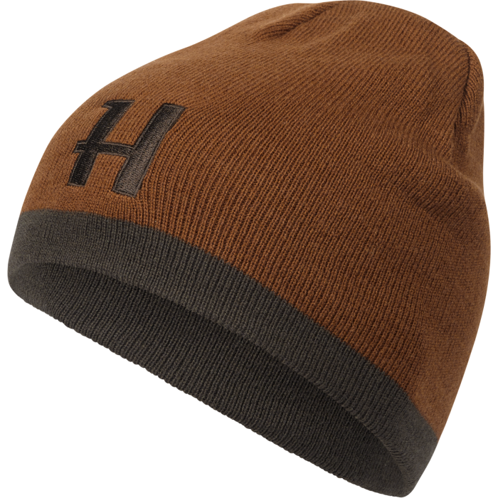 Dwustronna czapka Harkila reversible beanie - Shadow brown/Rustique clay (105081042)