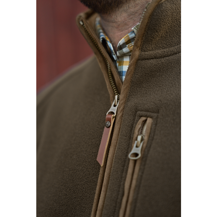 Kurtka polarowa Harkila Sandhem sherpa - Willow green (105250029)