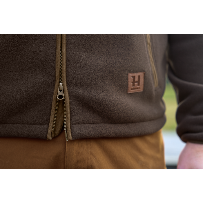 Kurtka polarowa Harkila Sandhem sherpa - Demitasse brown (10525101600)