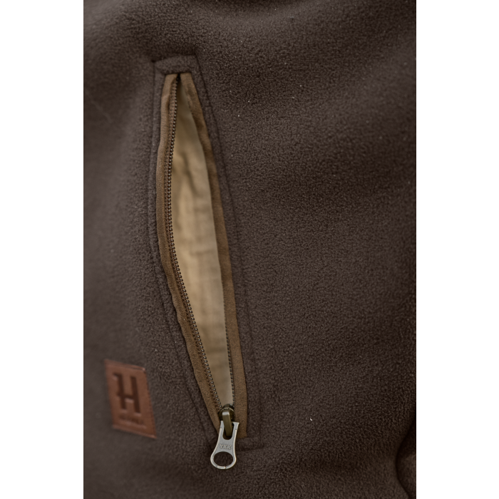 Kurtka polarowa Harkila Sandhem sherpa - Demitasse brown (10525101600)