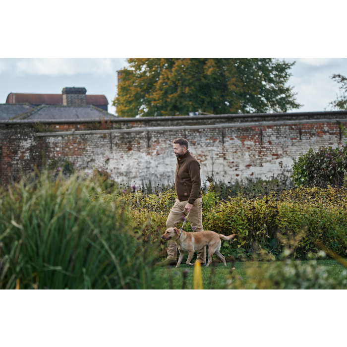 Kurtka polarowa Harkila Sandhem sherpa - Demitasse brown (10525101600)