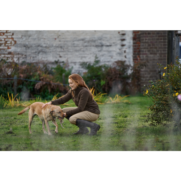 Polar damski HARKILA Sandhem sherpa - Demitasse brown (105301016)