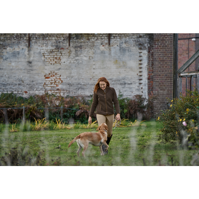 Polar damski HARKILA Sandhem sherpa - Demitasse brown (105301016)