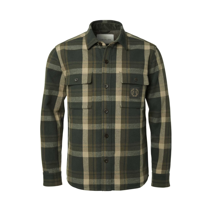 Chevalier - 1060232C6031 AXE OVERSHIRT MEN GREEN CHECKED