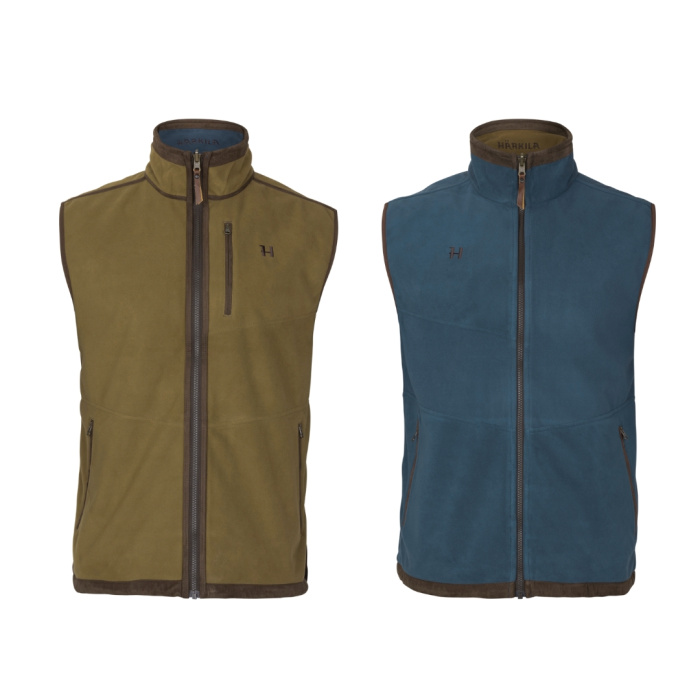 Kamizelka Harkila Kamko Estate WSP Revesible - Dark olive/Sea blue (10624008100)