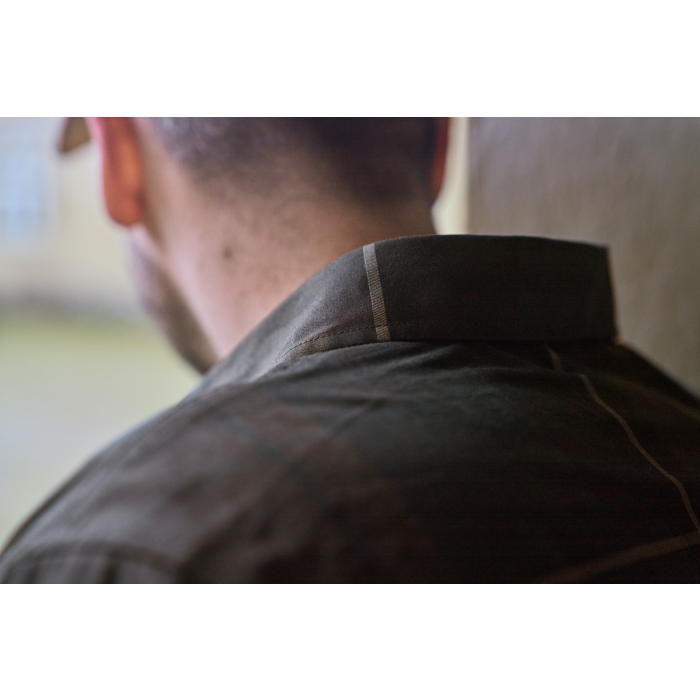 Koszula Harkila Akse L/S Shadow brown check (107238009)