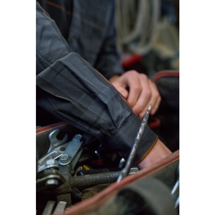 Koszula Harkila Akse L/S Blackberry check (10723801)