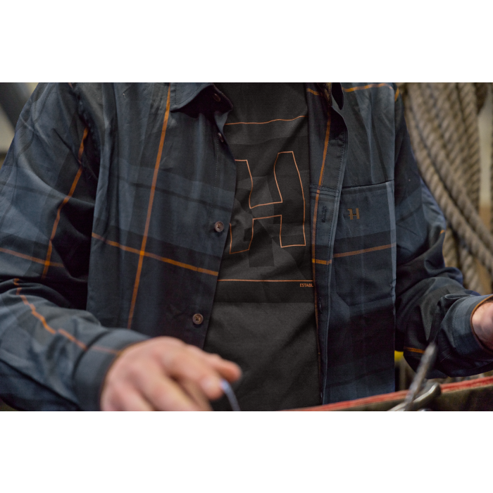 Koszula Harkila Akse L/S Blackberry check (10723801)