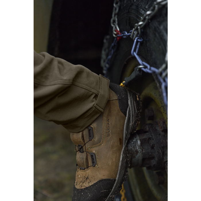 Spodnie Harkila Hill- Willow green/Brown (107280171)