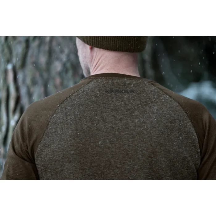 Koszulka HARKILA Kodiak CleverWool L/S - Dark hunting green (108030174)