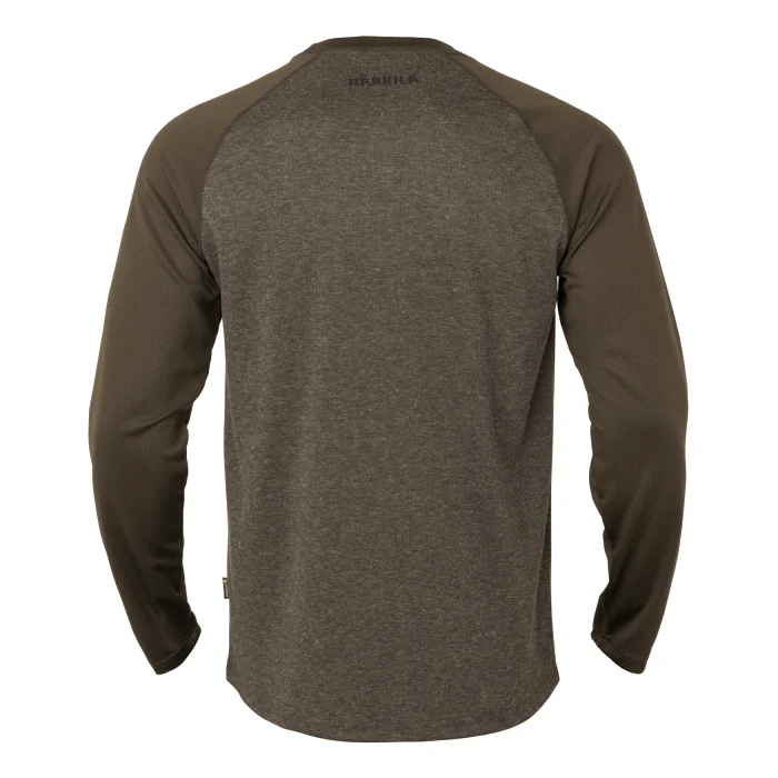 Koszulka HARKILA Kodiak CleverWool L/S - Dark hunting green (108030174)