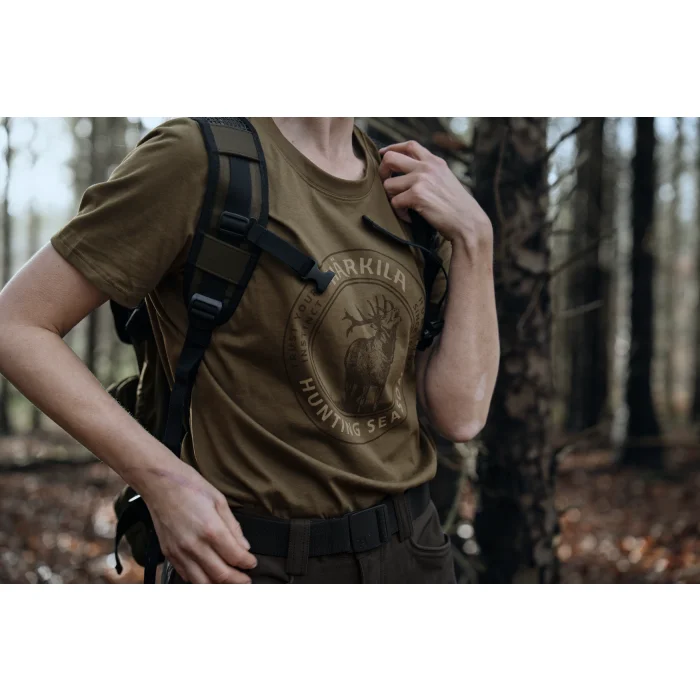 Koszulka damska Harkila Stag Badge S/S Beech (108310202)