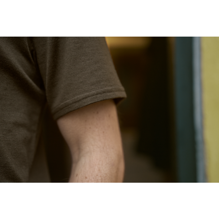 Koszulka HARKILA - Game S/S - Willow green stag (108550188)