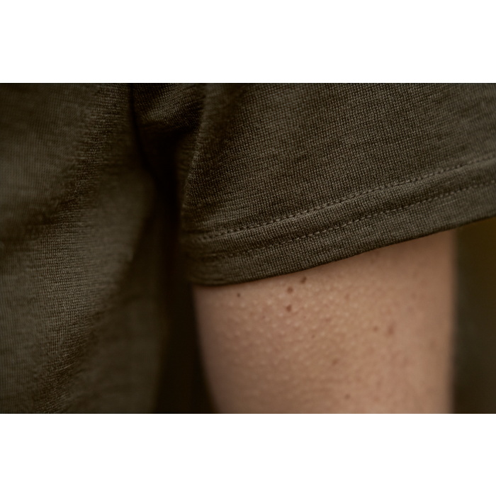 Koszulka HARKILA - Game S/S - Willow green moose (108550189)