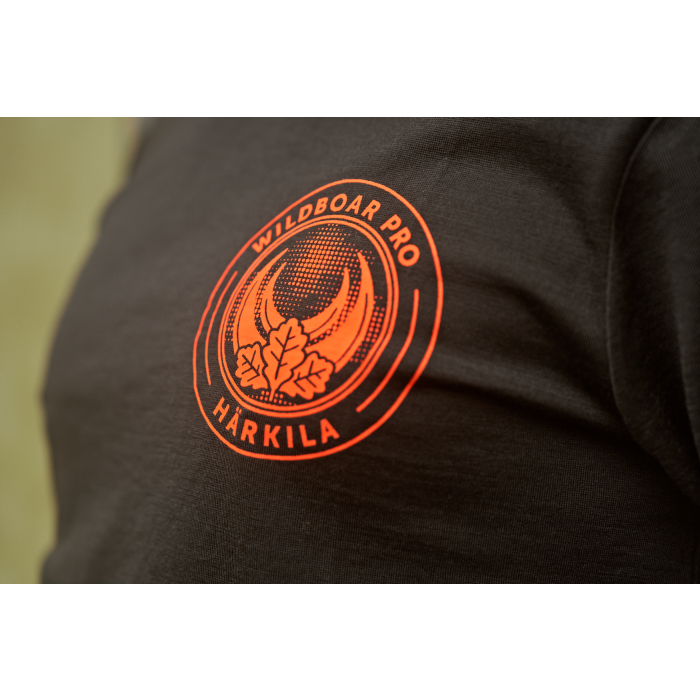 Koszulka HARKILA - Game S/S - Shadow brown wildboar (108551053)