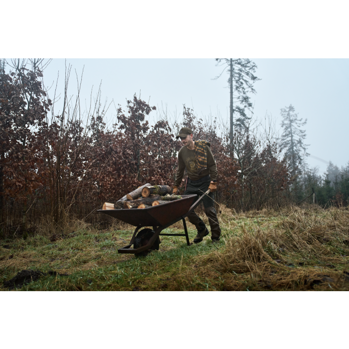 Koszulka Harkila Game L/S - Willow green stag (108570188)