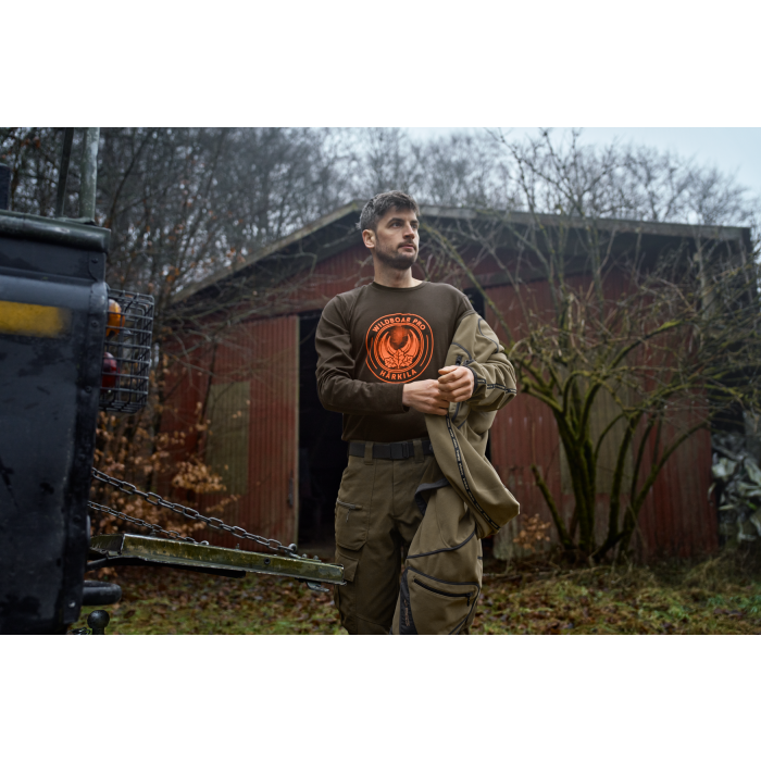 Koszulka Harkila Game L/S - Shadow brown wildboar (108571053)