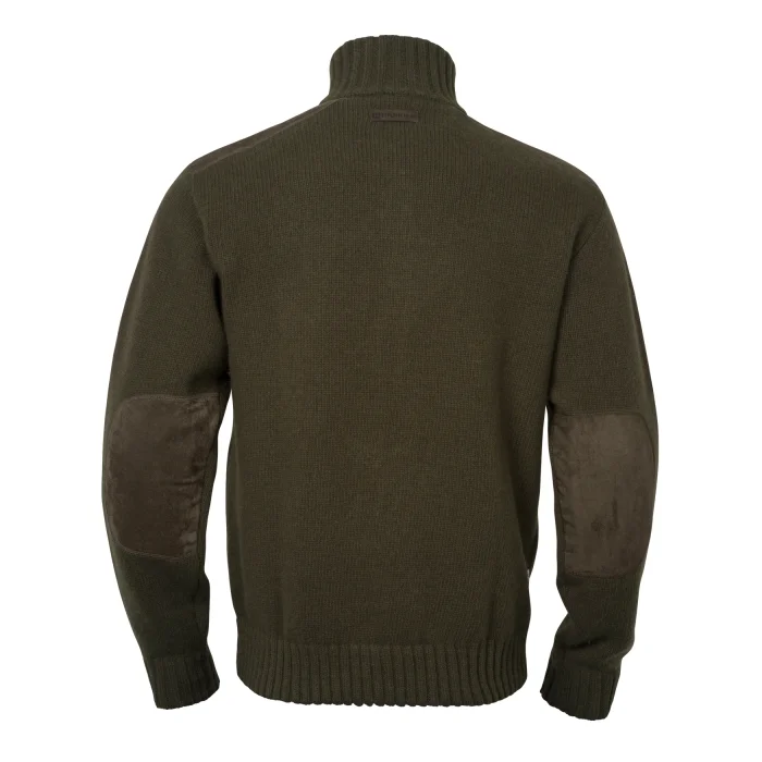 Sweter myśliwski HARKILA Annaboda WSP knit half zip - Willow green (108890029)