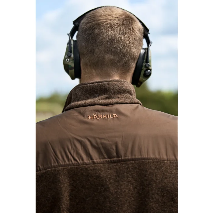 Kamizelka HARKILA Kalix Fleece - Dark Earth (109260143)