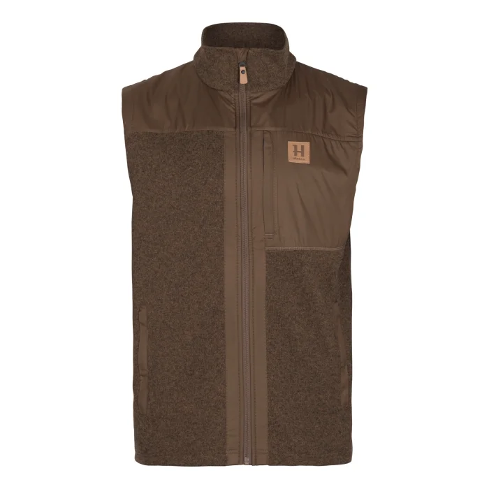 Kamizelka HARKILA Kalix Fleece - Dark Earth (109260143)