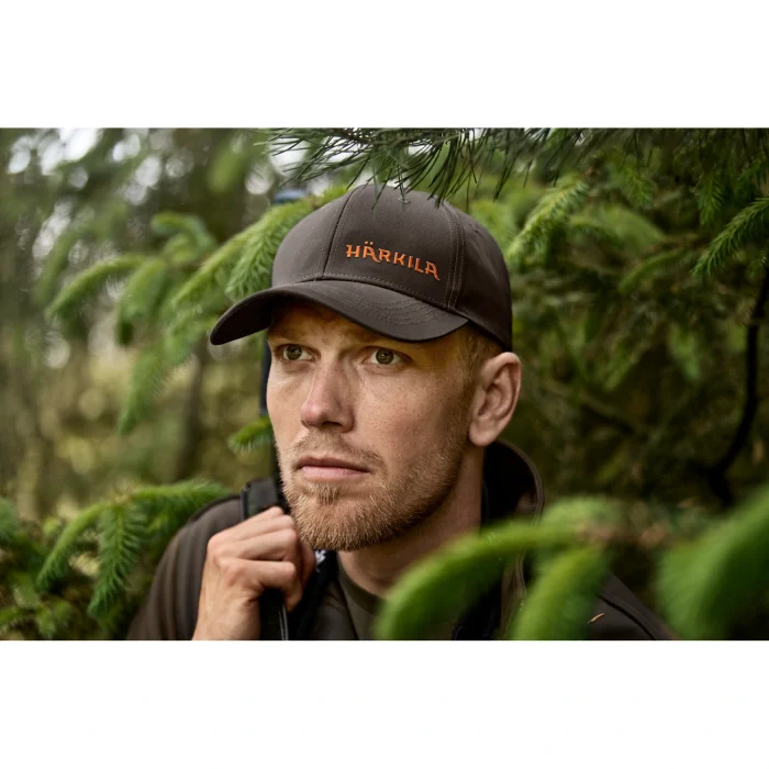 Czapka HARKILA Fjell - Shadow brown One Size (109690044)