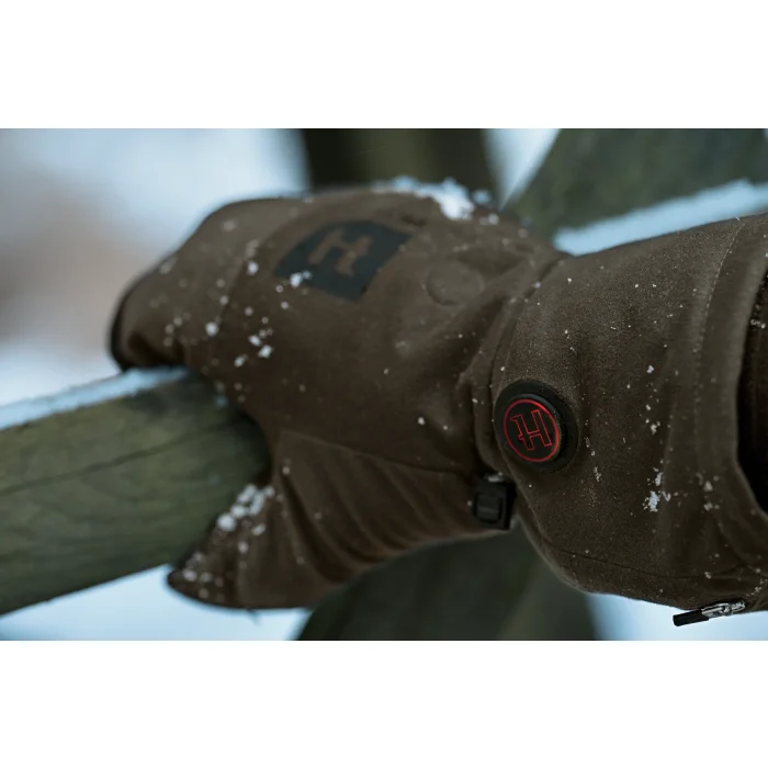 Rękawice podgrzewane HARKILA Heat HSP fold-back mittens - Hunting green (109790011)