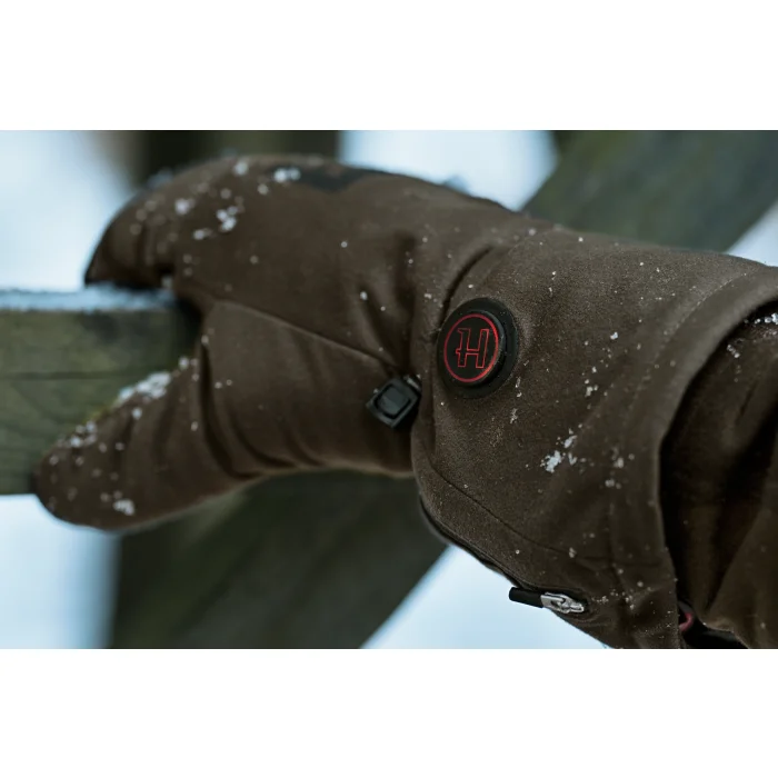 Rękawice podgrzewane HARKILA Heat HSP fold-back mittens - Hunting green (109790011)