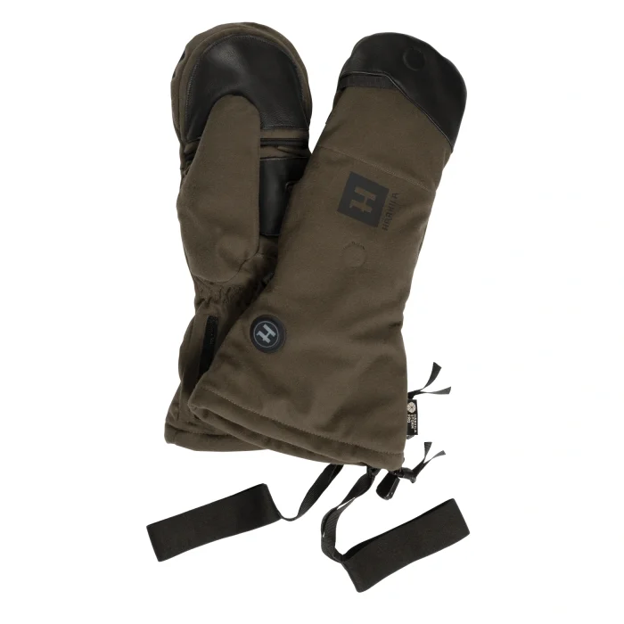 Rękawice podgrzewane HARKILA Heat HSP fold-back mittens - Hunting green (109790011)