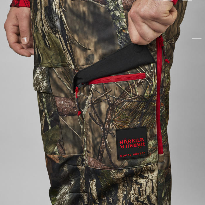 Spodnie myśliwskie Harkila Moose Hunter 2.0 Light Trousers MossyOak®Break-Up Country®/MossyOak®Red (110129472)