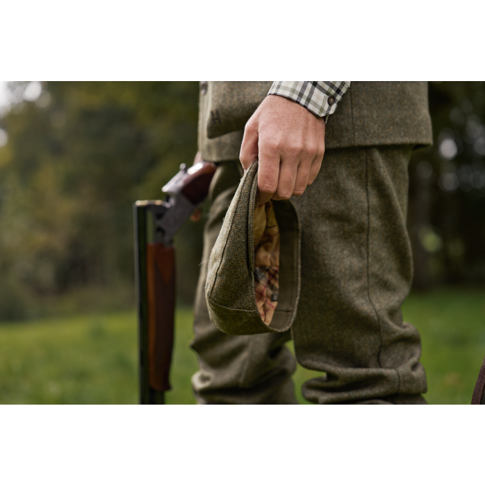 Kaszkiet Harkila Kenmore Cl. - Forest green/Herringbone (110460112)