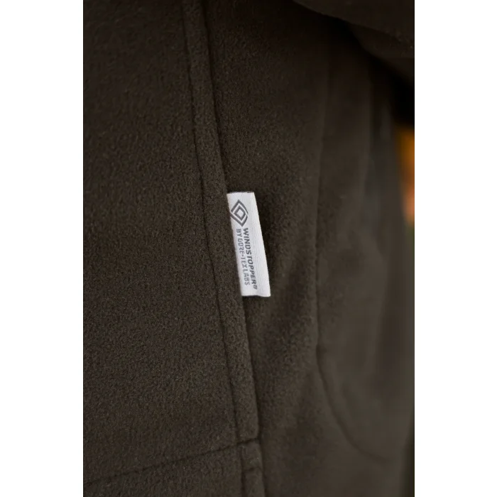 Polarowa kurtka dwustronna HARKILA Kamko Regal Reversible Fleece - Red/Brown GORE-TEX WINDSTOPPER (110720087)