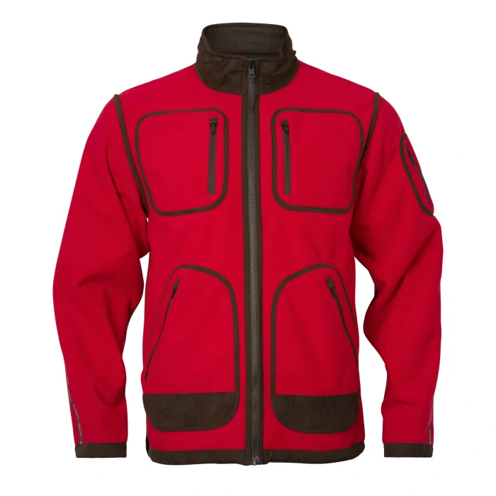 Polarowa kurtka dwustronna HARKILA Kamko Regal Reversible Fleece - Red/Brown GORE-TEX WINDSTOPPER (110720087)