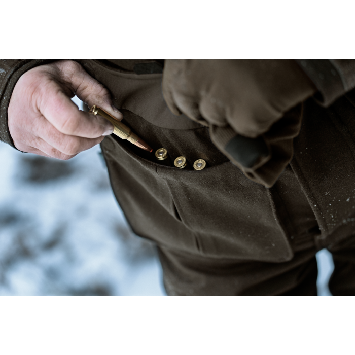 Kurtka Harkila Kodiak CleverWool HSP Insulated - Dark hunting green/Shadow brown