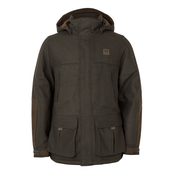 Kurtka Harkila Kodiak CleverWool HSP Insulated - Dark hunting green/Shadow brown