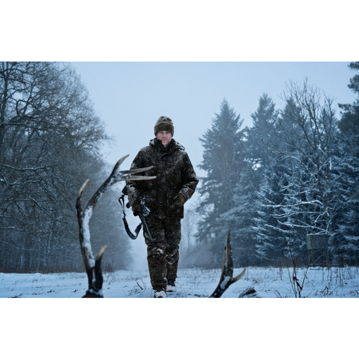Kurtka Harkila Kodiak CleverWool HSP Insulated - Dark hunting green/Shadow brown